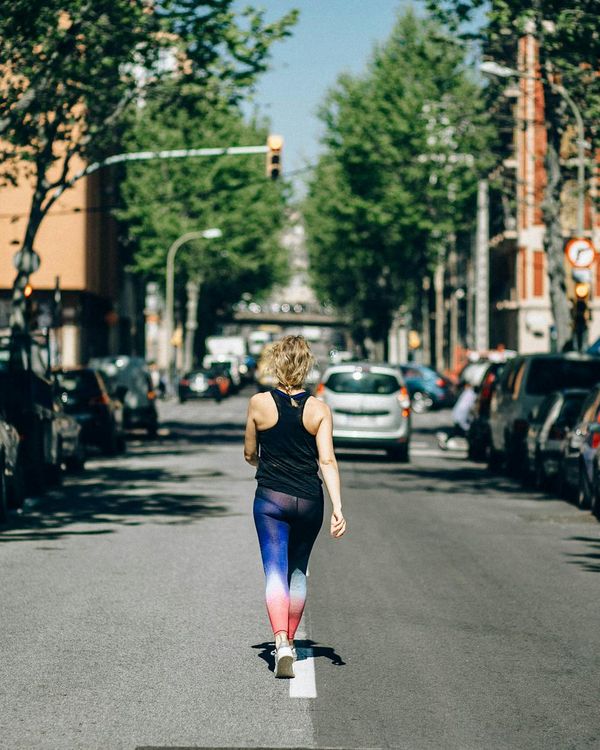 A person feeling energetic and vibrant after a workout session.